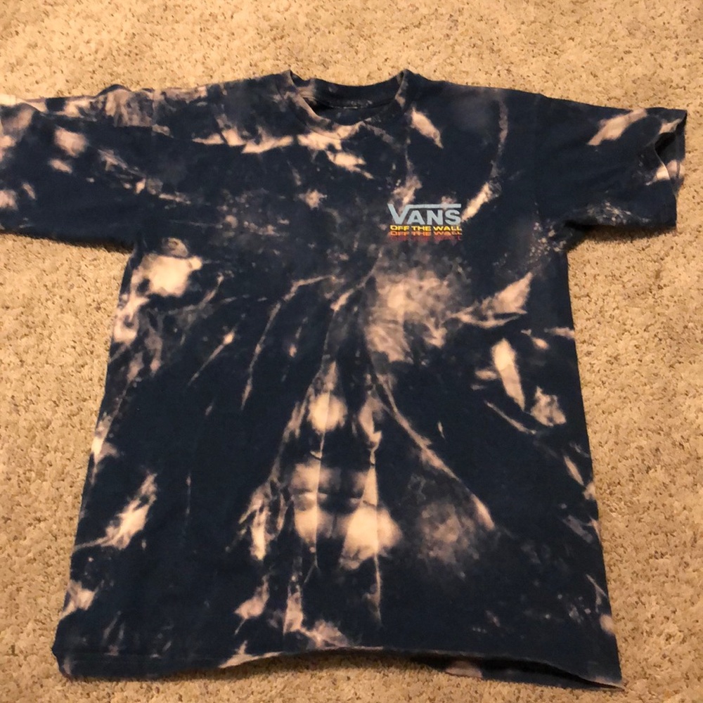 vans tie dye tee shirt